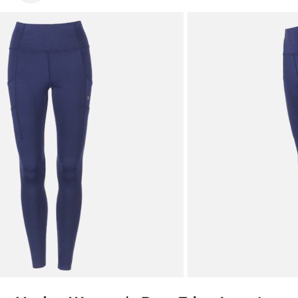 New Hurley pocket leggings high -waist, dark navy blue, size S - Picture 2 of 3